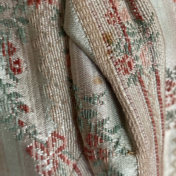 Vtg MJ Concepts in Sportswear Victorian Open Cropped Brocade Jacket Women's XS/S - Picture 12 of 14